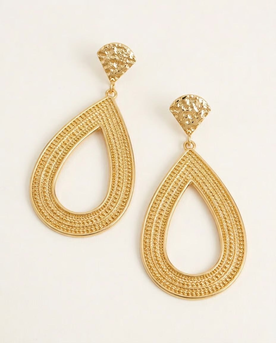 Boucles d'oreilles ESMÉ acier poli – Seven Shades Réunion