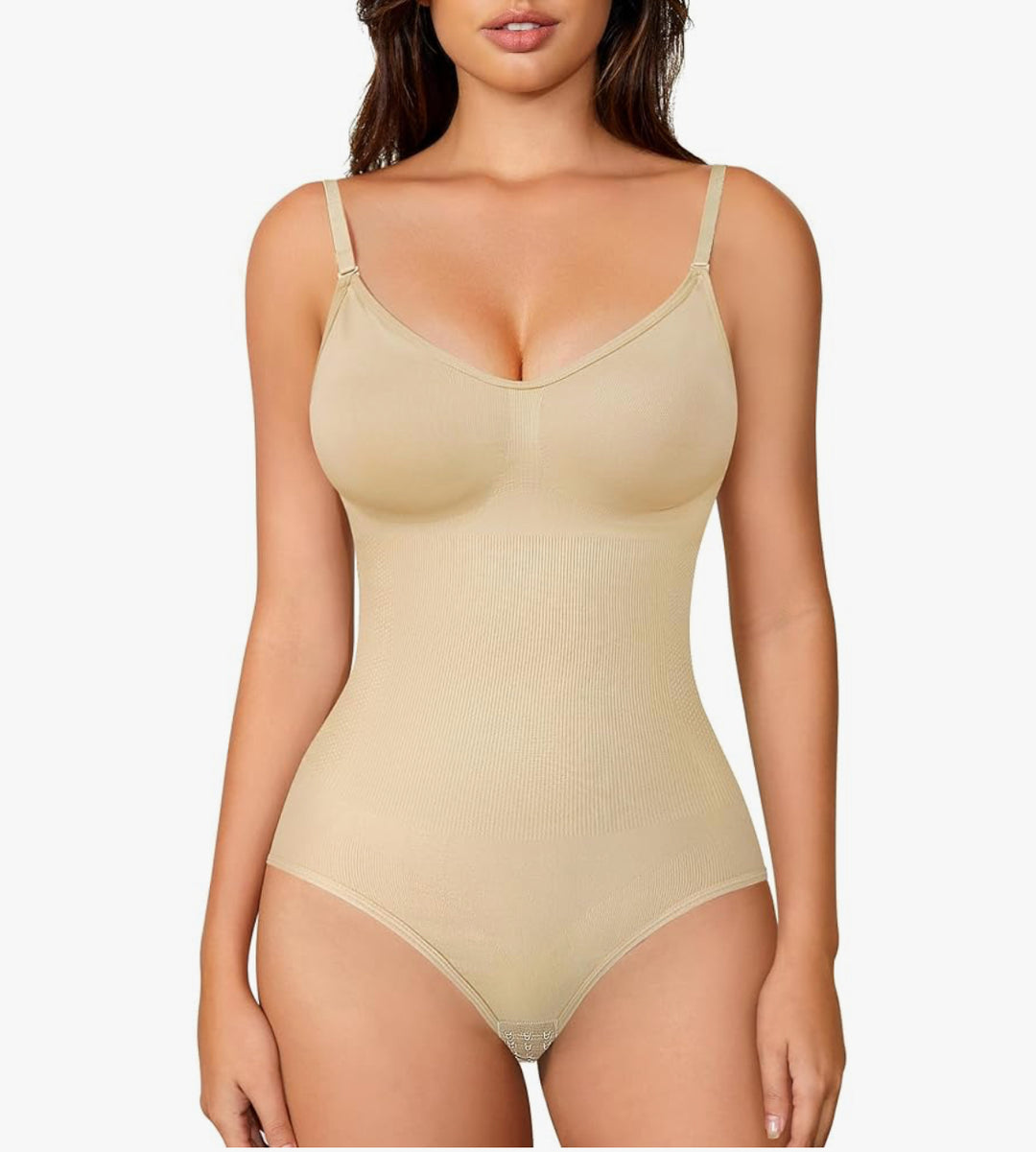 Body sculptant bretelles fines col V – Seven Shades Réunion
